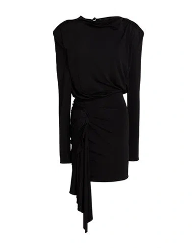 Magda Butrym Woman Mini Dress Black Size 4 Viscose, Acetate