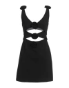 Magda Butrym Woman Mini Dress Black Size 4 Wool, Elastane