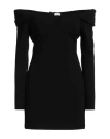 Magda Butrym Off-shoulder Virgin-wool Minidress In Black