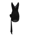 Magda Butrym Woman Mini Dress Black Size 6 Viscose, Elastane In Black