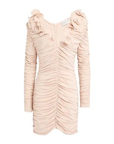 Magda Butrym Woman Mini Dress Blush Size 6 Polyamide, Elastane
