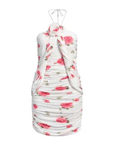 MAGDA BUTRYM MAGDA BUTRYM WOMAN MINI DRESS WHITE SIZE 00 POLYAMIDE, ELASTANE