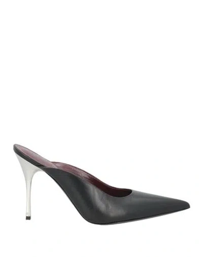 Magda Butrym Woman Mules & Clogs Black Size 6 Leather