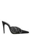 Magda Butrym Woman Mules & Clogs Black Size 7 Textile Fibers In Black
