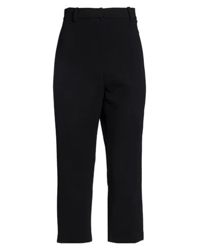 Magda Butrym Woman Pants Black Size 4 Wool, Elastane In Multi