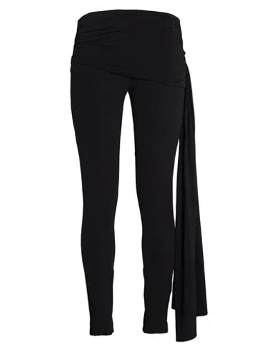 Magda Butrym Woman Pants Black Size 6 Viscose, Elastane