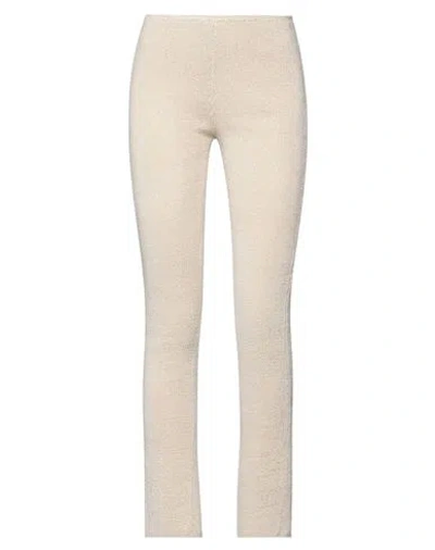 Magda Butrym Woman Pants Cream Size 6 Cotton, Viscose In White