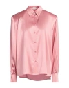 Magda Butrym Woman Shirt Pink Size 2 Silk, Elastane