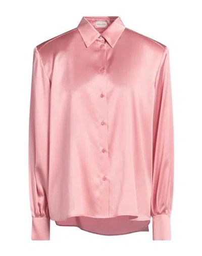 Magda Butrym Woman Shirt Pink Size 2 Silk, Elastane
