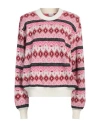 Magda Butrym Woman Sweater Fuchsia Size 6 Wool, Polyamide In Pink