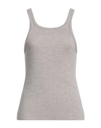 Magda Butrym Woman Top Beige Size 6 Wool, Silk, Cashmere