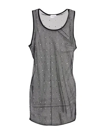 Magda Butrym Woman Top Black Size 4 Polyamide, Elastane