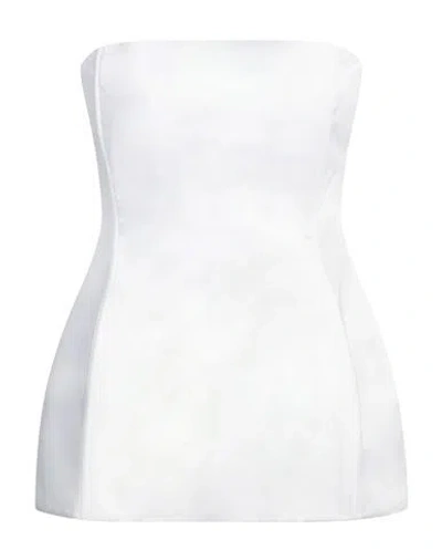 Magda Butrym Woman Top White Size 12 Cotton