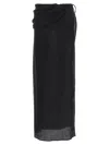 Magda Butrym Asymmetric-design Skirt In Black