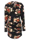 Magda Butrym '24' Draped Floral Mini Dress