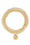 Magda Butrym Multi-layered Chain Necklace In Gold