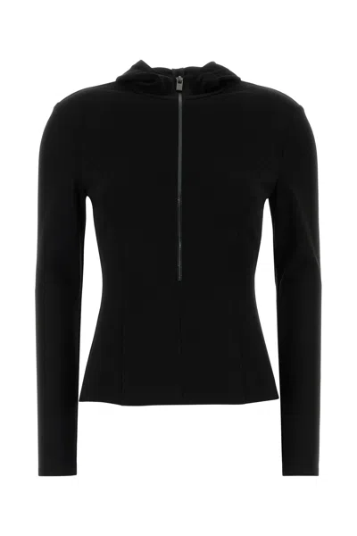 Magda Butrym Women Black Stretch Viscose Blend Top