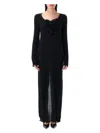 Magda Butrym Crepe Dress In Black