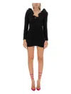 Magda Butrym Women's Dress With Ruffles In Black