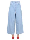 Magda Butrym Jeans Wide Leg In Blue