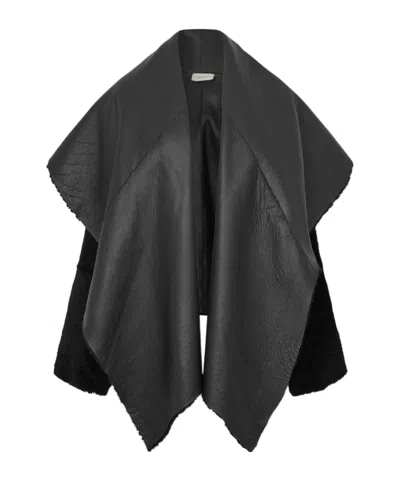 Magda Butrym Women's Leather Jacket In Black
