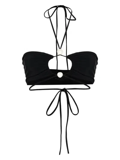 Magda Butrym Women's  Beaded Cut-out Bikini Bottoms
