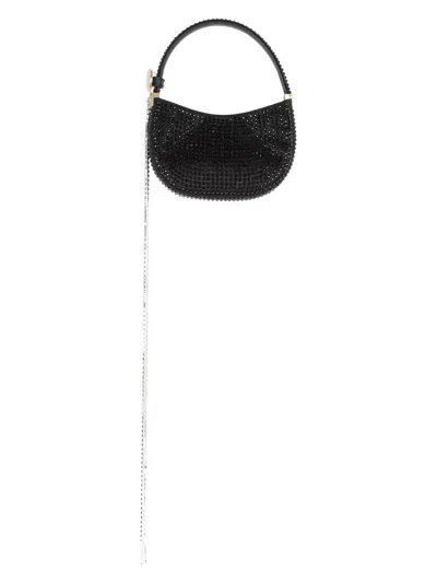 Magda Butrym Women's Micro Vesna Crystal Hobo Bag In Black