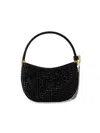 Magda Butrym Micro Vesna Embellished Bag In Black