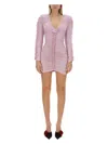 Magda Butrym Mini Dress In Pink