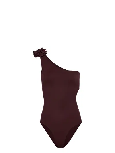 Magda Butrym Women's One Piece Swimsuit With Open Back