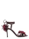Magda Butrym Sandal With Pink In Bordeaux