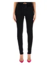 Magda Butrym Embellished Stretch-knit Skinny Pants In Black