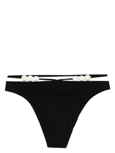 MAGDA BUTRYM WOMEN'S SLIP BIKINI CON PERLE