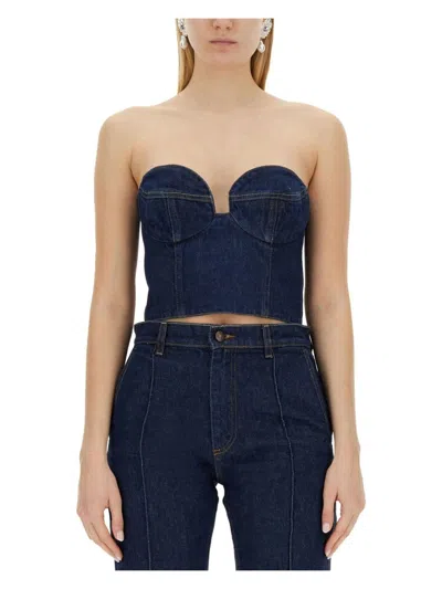 MAGDA BUTRYM WOMEN'S TOP A CORSETTO TOP