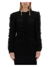 Magda Butrym Tops With Ruches In Black