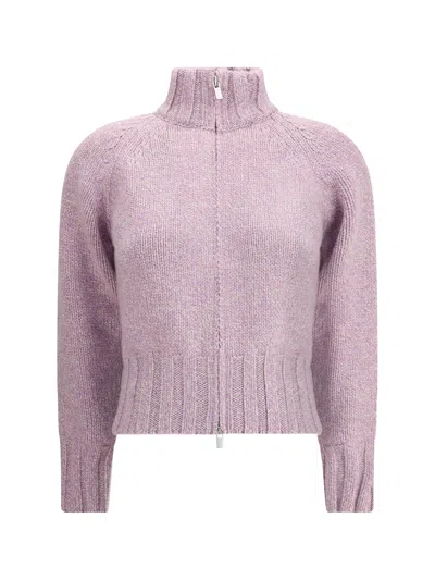 Magda Butrym Women Zip Cardigan In Purple