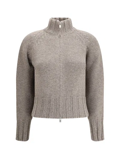 Magda Butrym Women Zip Cardigan In Gray
