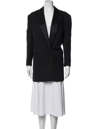 Pre-owned Magda Butrym Wool Blazer In Black