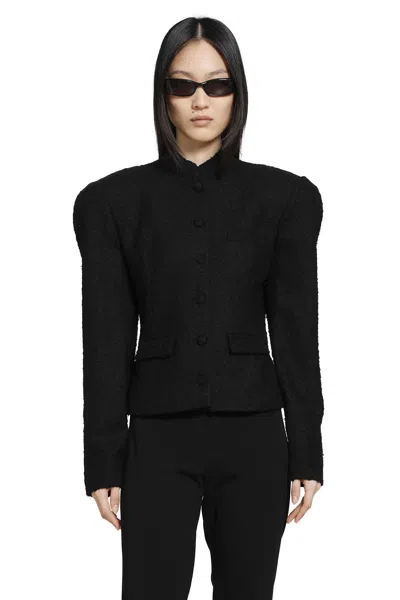 Magda Butrym Wool Blazer In Black