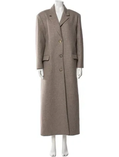 Pre-owned Magda Butrym Wool Blazer In Neutral