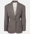 Magda Butrym Wool-blend Blazer In Gray
