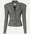 Magda Butrym Wool-blend Blazer In Gray