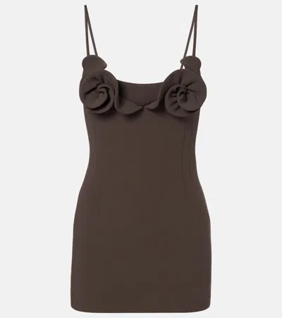 Magda Butrym Spaghetti Strap Dress In Brown