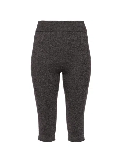 Magda Butrym Wool Knee-length Shorts In Brown