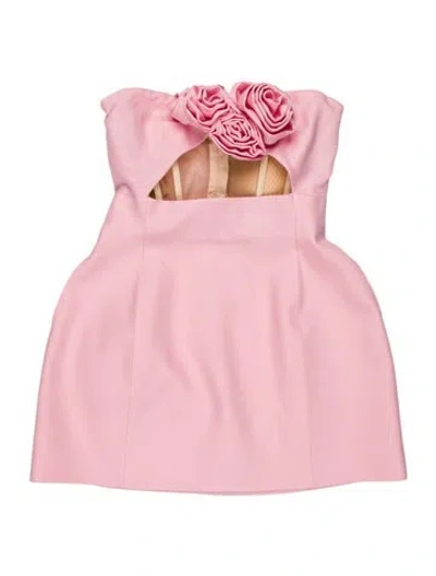 Pre-owned Magda Butrym Wool Mini Dress In Pink