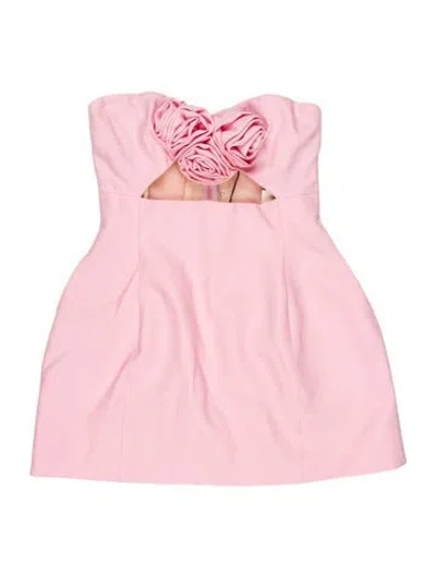 Pre-owned Magda Butrym Wool Mini Dress W/ Tags In Pink