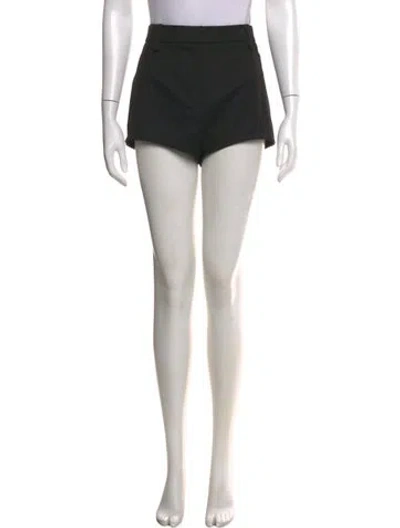 Pre-owned Magda Butrym Wool Mini Shorts In Multi