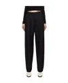 Magda Butrym Wool Trousers With Back Pockets And Belt Loops In Black