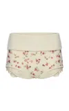 Magda Butrym Wool-silk-cashmere Blend Mirco Shorts In Animal Print