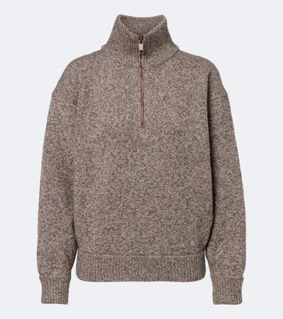 Magda Butrym Wool Sweater In Brown